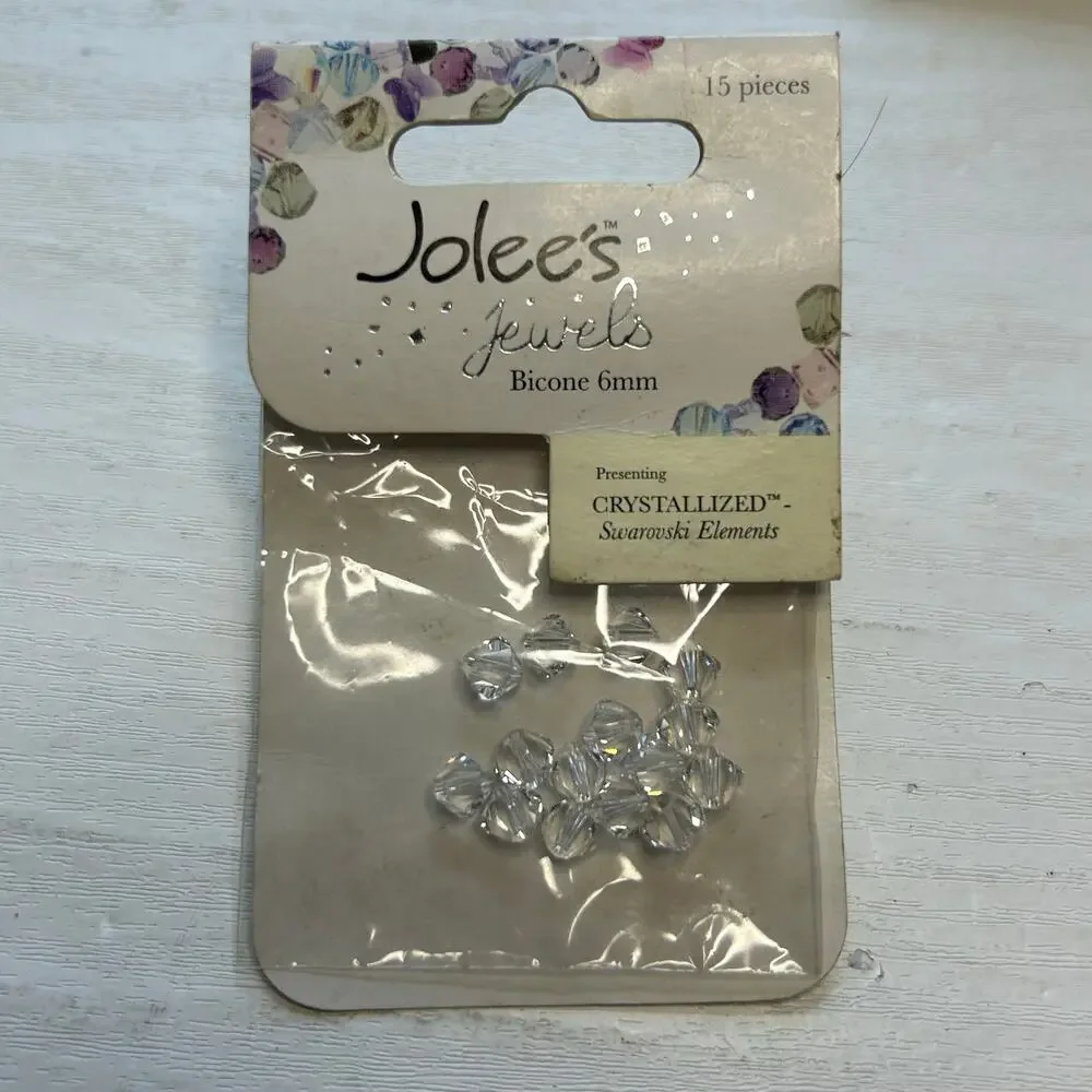 EK Success Jolee's Jewels Swarovski Crystal Bead Pendant Lot NOS